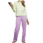 Пижама женская "Happiness Forever" Размер: 48, цвет: Verde Mela (салатовый с лиловым) 6190 всем гигиеническим стандартам Товар сертифицирован инфо 9217v.