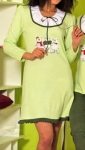 Домашнее платье "Funky" Размер 42 (it), цвет: зеленый 91001 зеленый Производитель: Италия Артикул: 91001 инфо 9224v.