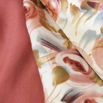 Пижама женская "Romantique" Размер: 42, цвет: нежно-розовый, фуксия QT11 изображении фрагментом ткани Товар сертифицирован инфо 9231v.