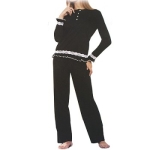 Пижама женская "Sophisticated Lady" Размер: 46, цвет: Nero (черный) 6216 всем гигиеническим стандартам Товар сертифицирован инфо 9272v.
