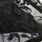 Трусы женские Lormar "Vamp" Nero (черные), размер S на отдельном изображении фрагментом ткани инфо 9452v.
