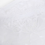 Трусы женские Lormar "Class" Bianco (белые), размер L на отдельном изображении фрагментом ткани инфо 9477v.