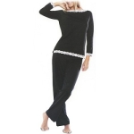 Пижама женская "Sophisticated Lady" Размер: 44, цвет: Nero (черный) 6217 всем гигиеническим стандартам Товар сертифицирован инфо 10720o.